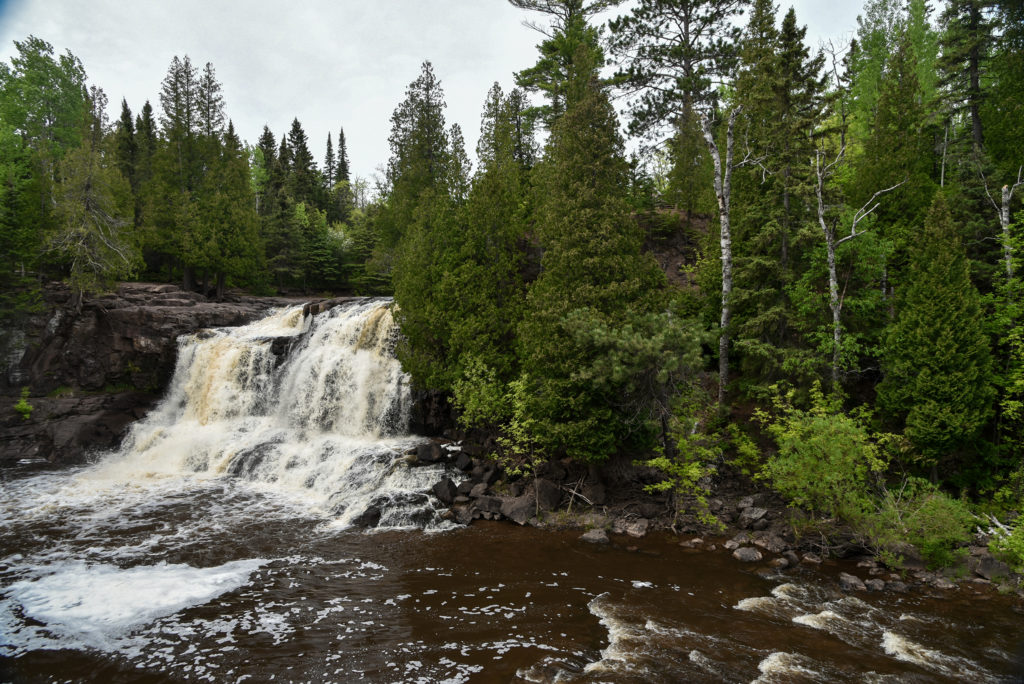 Gooseberry Falls State Park on the north shore of Lake Superior